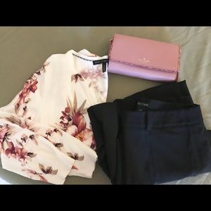 WHBM crop dress pant